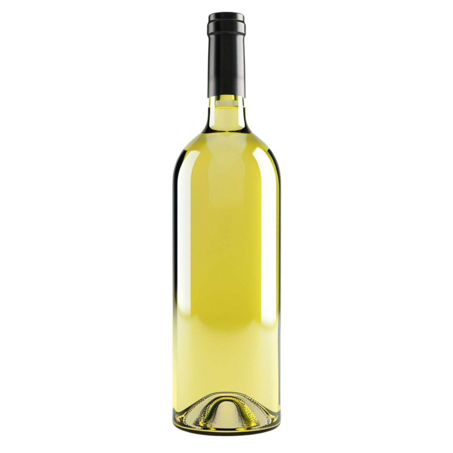 Bottle of White Wine on Transparent background AIGenerative 48109921 PNG