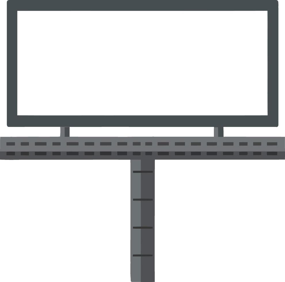 City Billboard Mockup isolated, Blank Templates for Advertising Design vector