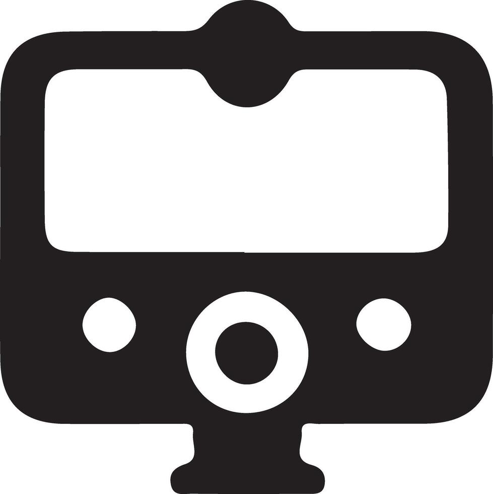 Computer Screen icon set. desktop pc monitor icon. computer display sign. tv screen icon vector