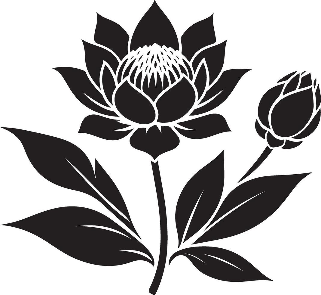 silhouette flowers stock illustration. Seamless textile floral border design for textile fabrics, ceramic tiles and wallpapers vector
