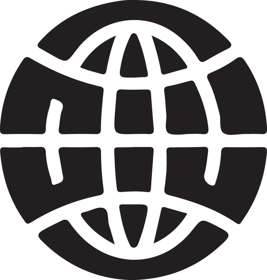 Earth Globe silhouette Icons, worldmap. World map illustration vector