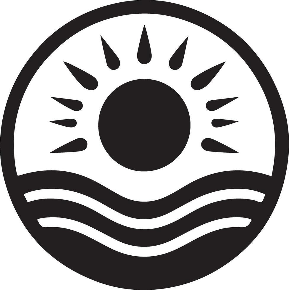 Sun icon silhouette. flat design. Collection of sun stars for use in as logo or weather icon vector