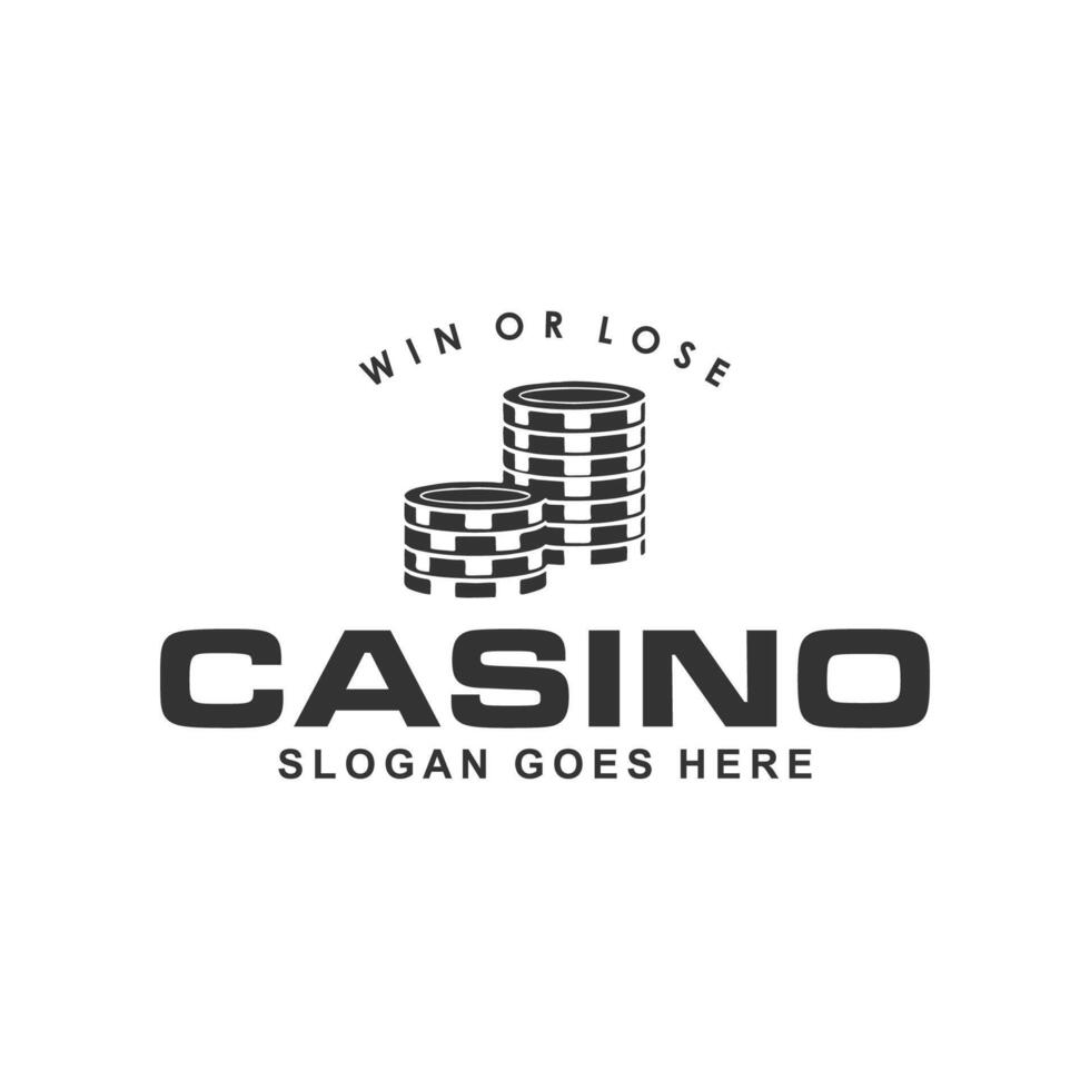 Casino Logo Design Template vector