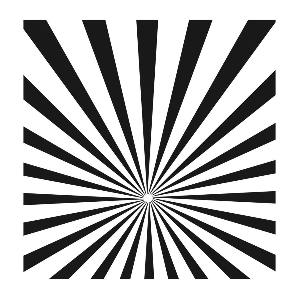 black and white Sunburst Pattern. Sunburst texture, sunburst retro, vintage sunburst vector
