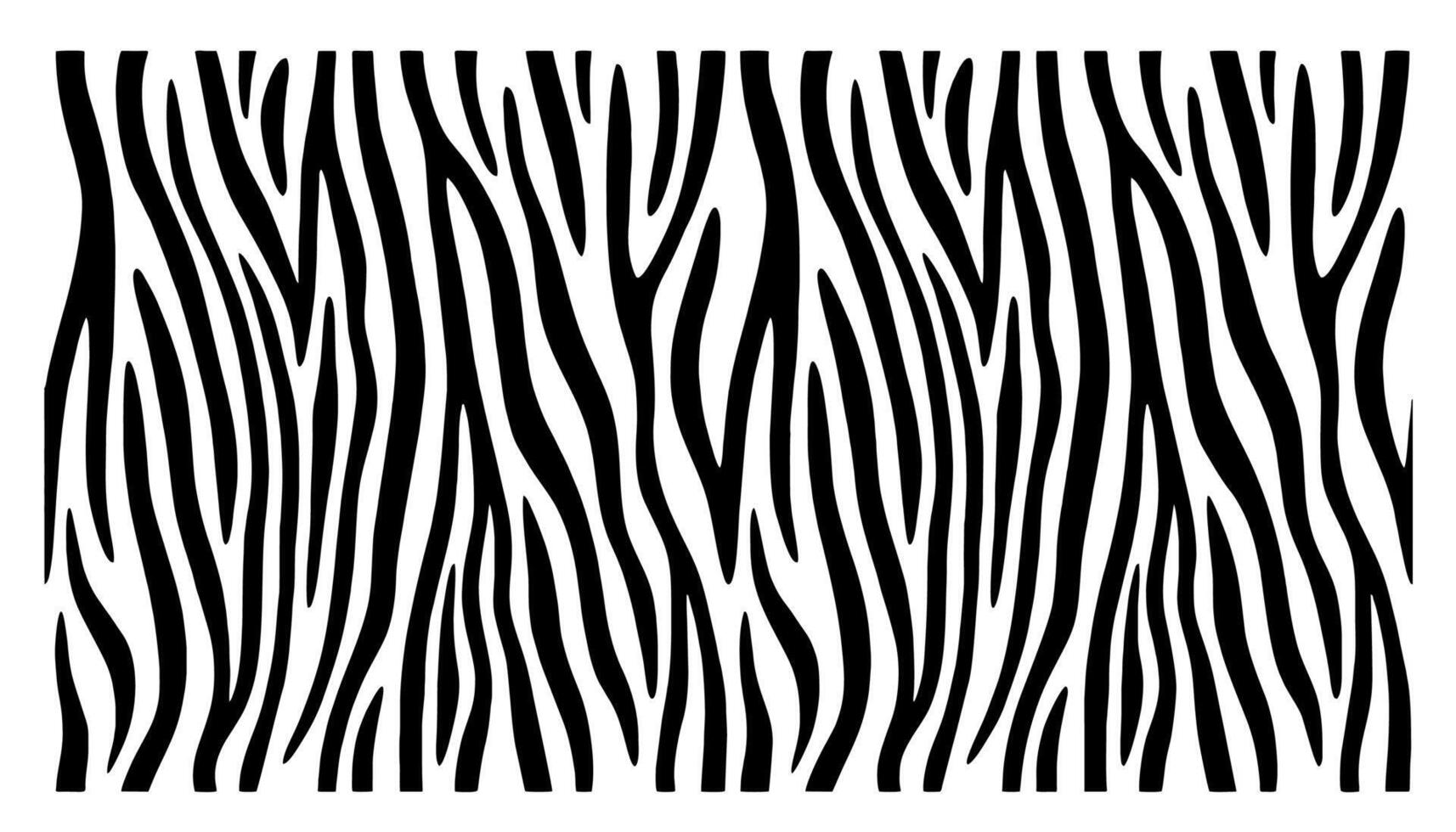 Zebra print, animal skin, tiger stripes, abstract pattern, line background, fabric. vector