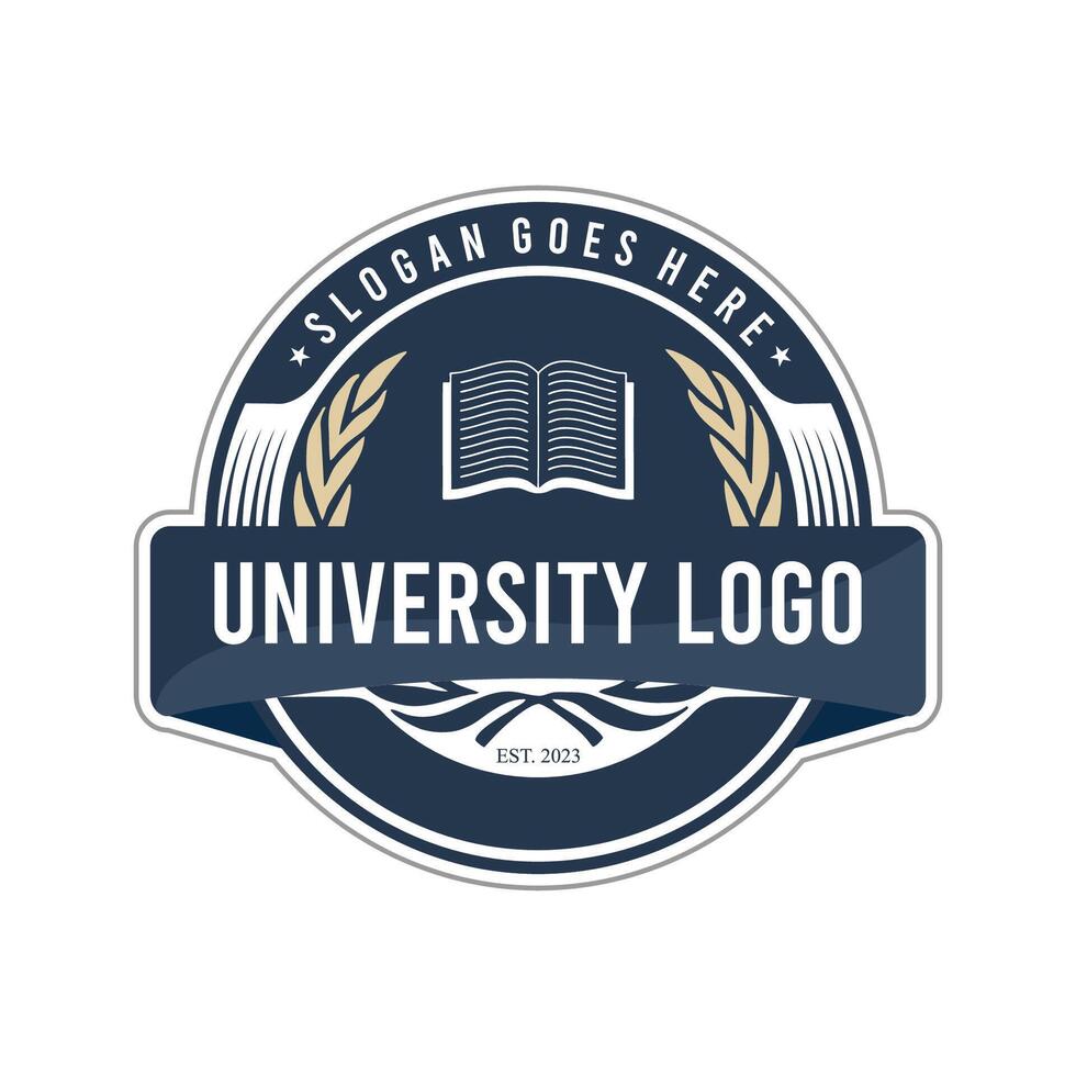 university logo,college school logo crests and emblems vector