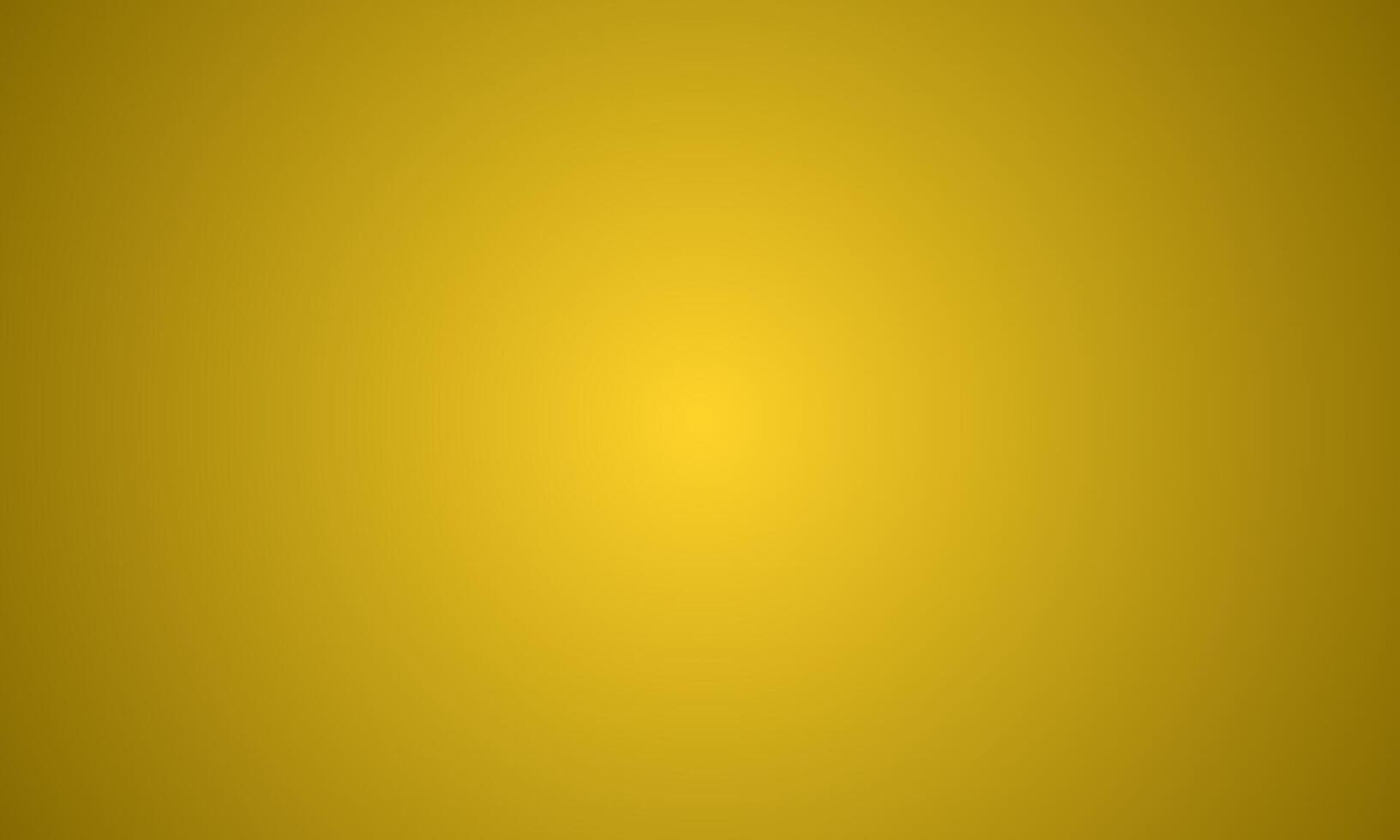 Blank abstract bright background design template. Modern yellow gradient texture illustration for banner, room, decoration, studio, flier, advertisement, paper, surface, backdrop, website vector