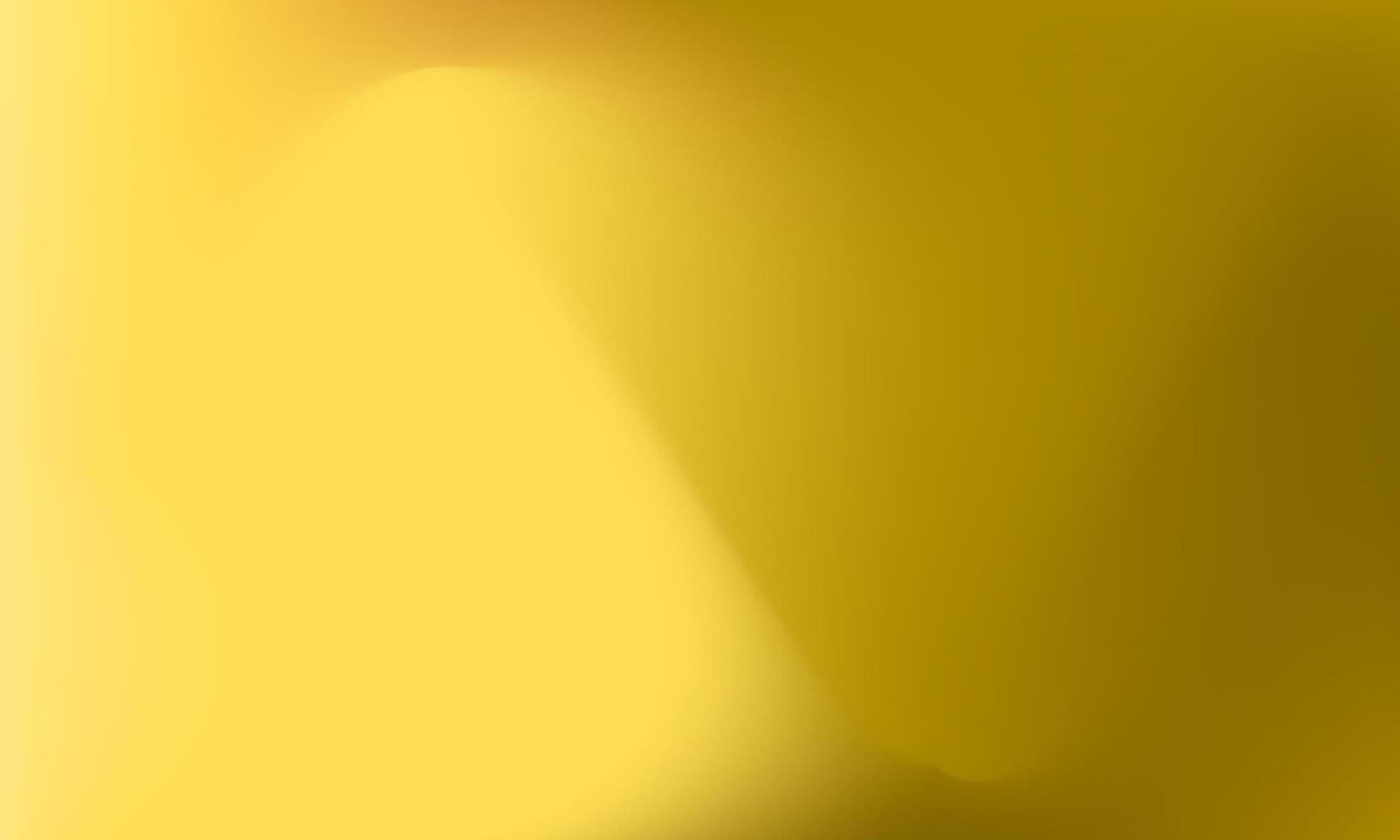Blurred bright vibrant yellow texture. Modern abstract gradient background template vector