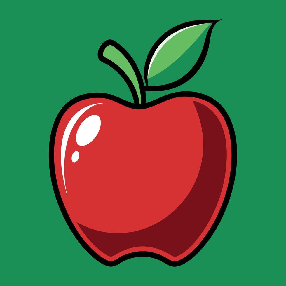 Apple Art Design vector