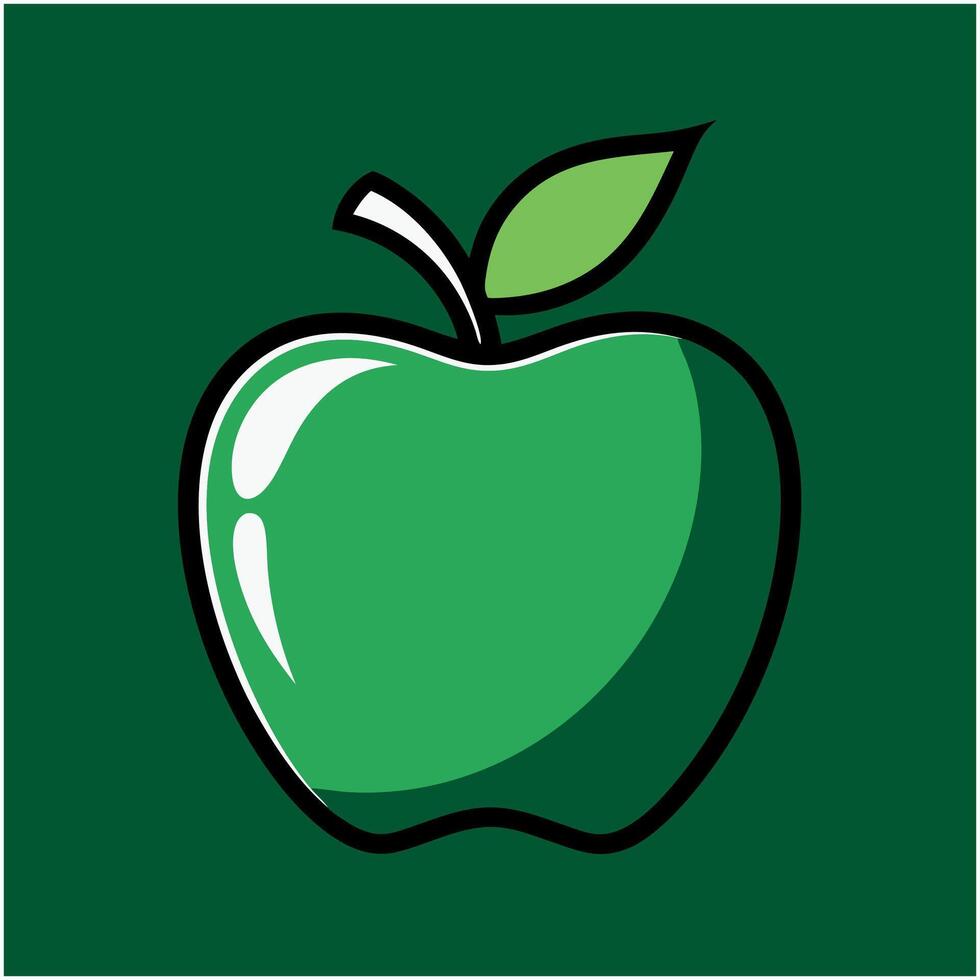 Apple Art Design vector