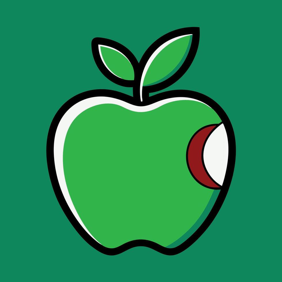 Apple Art Design vector