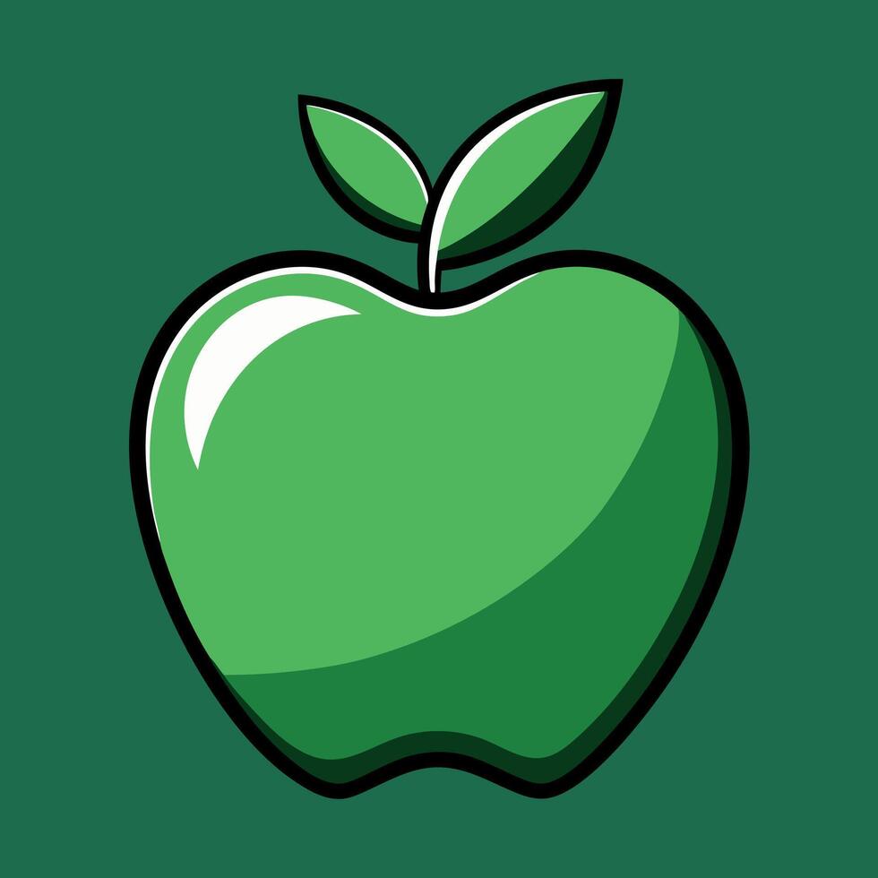 Apple Art Design vector