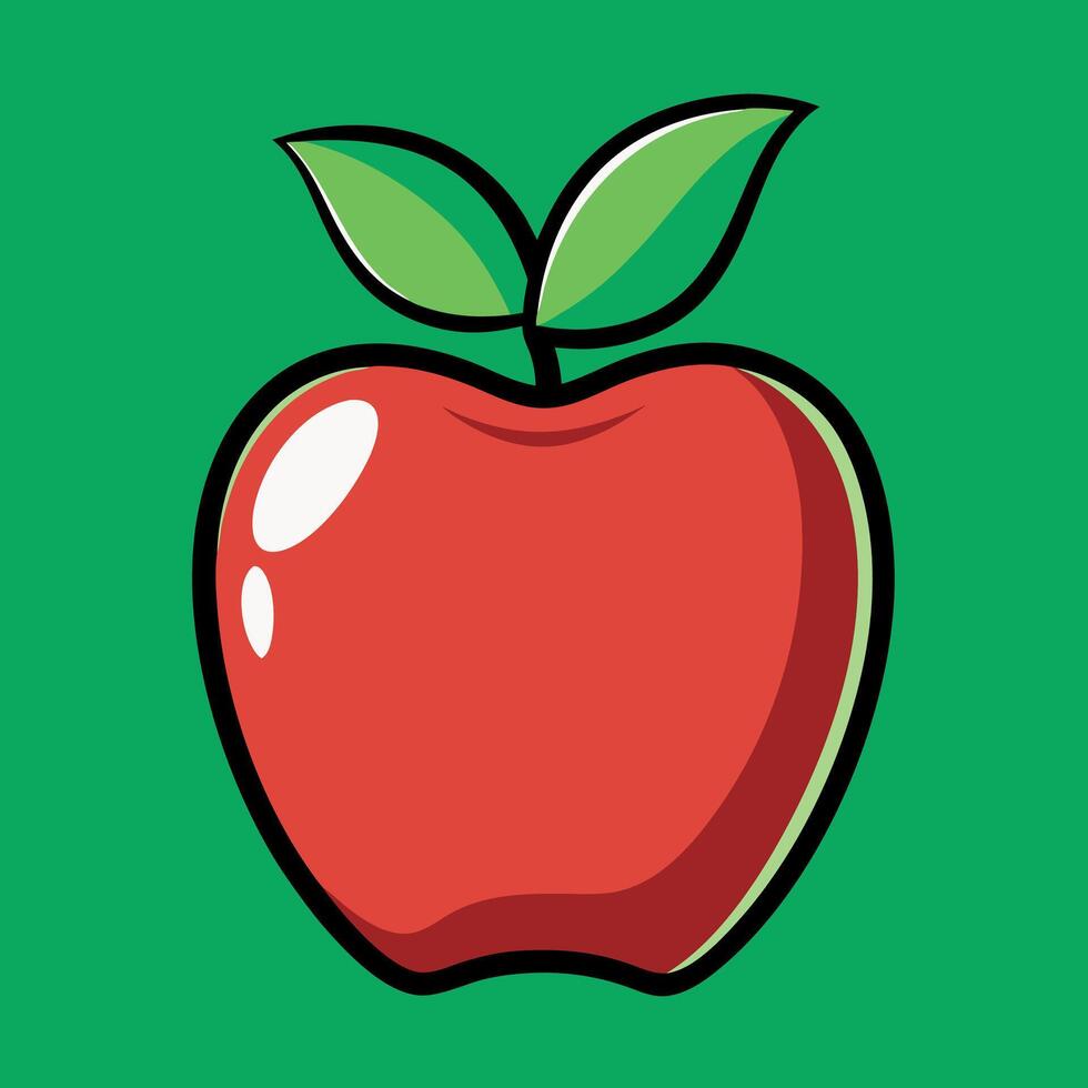 Apple Art Design vector