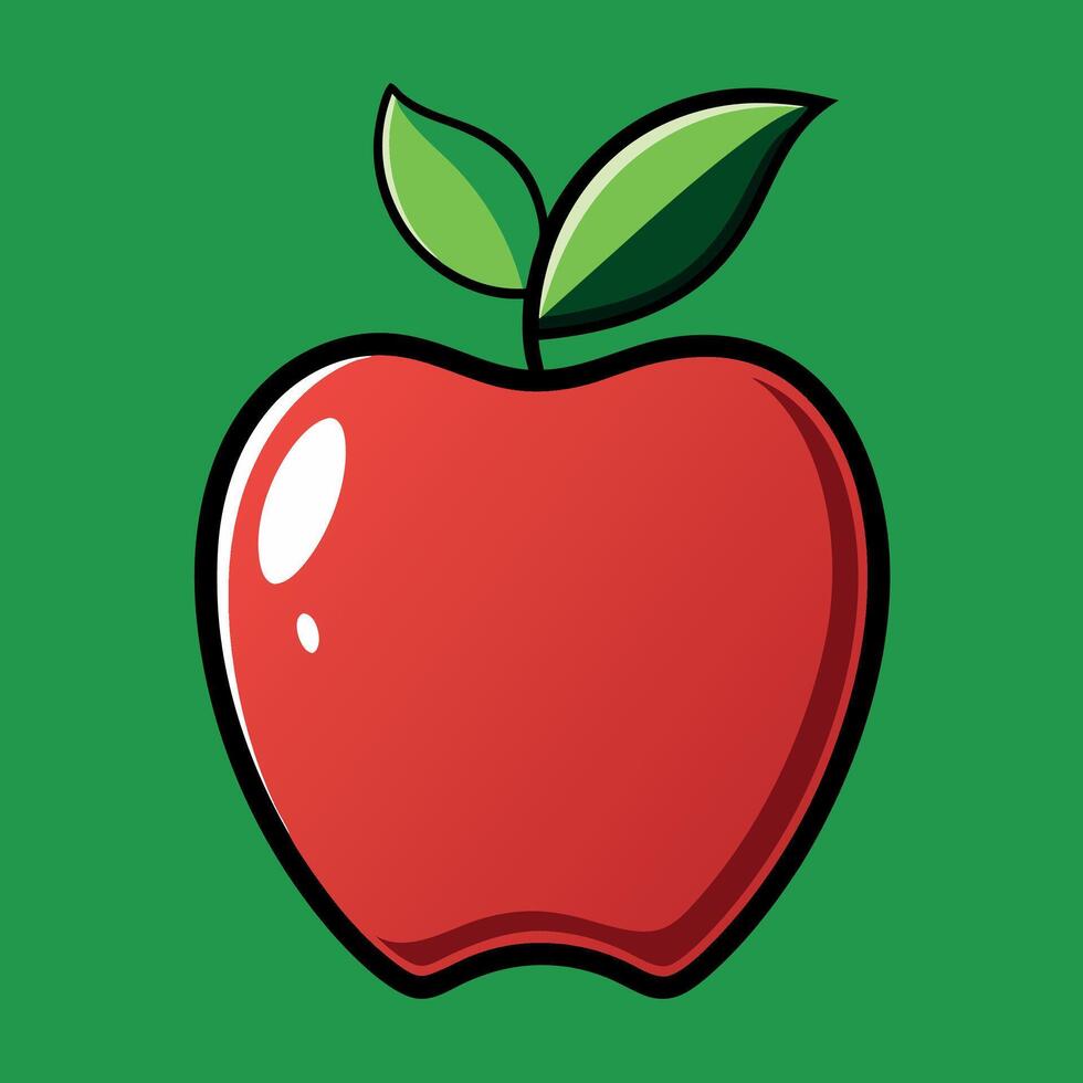 Apple Art Design vector