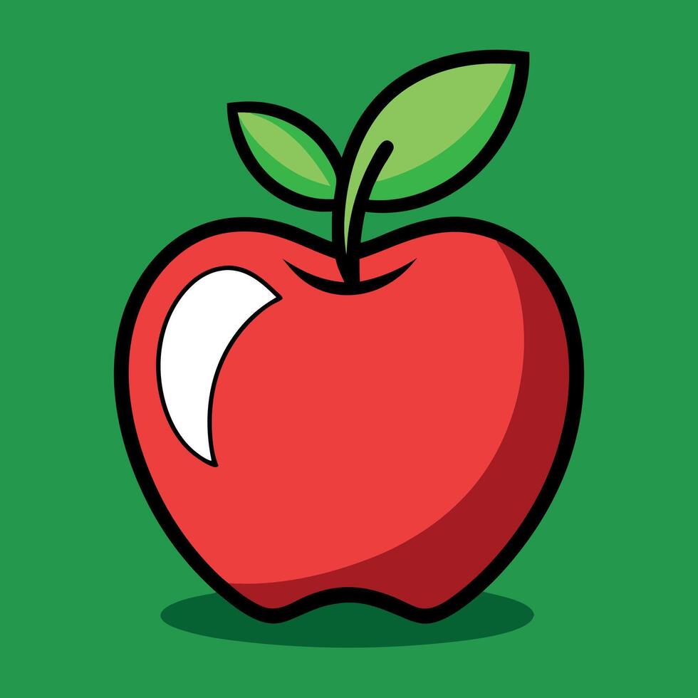 Apple Art Design vector