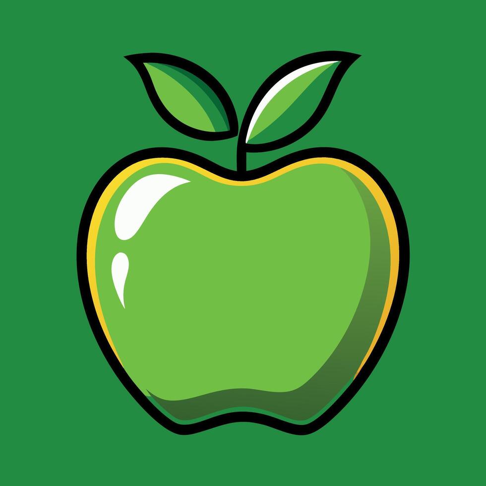 Apple Art Design vector