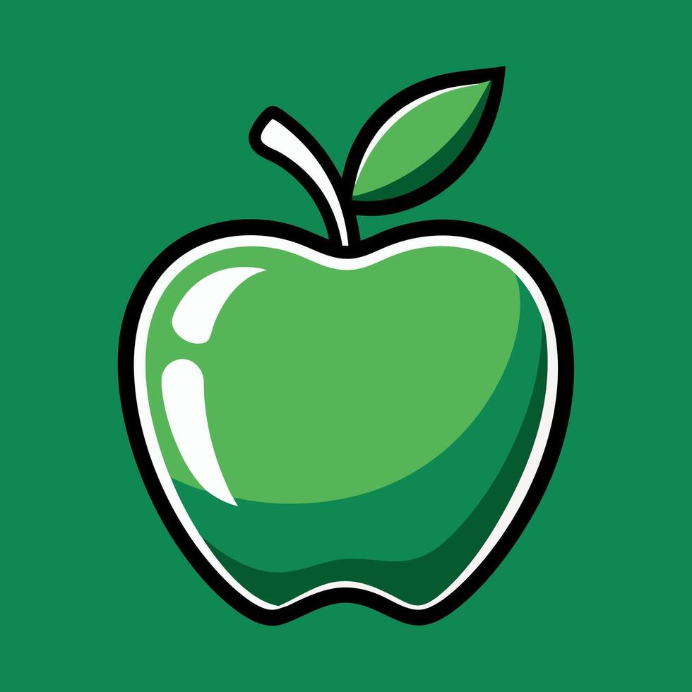 Apple Art Design vector