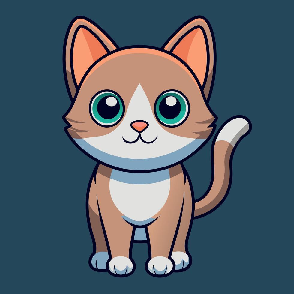 Cat Art Design and Cats Background vector