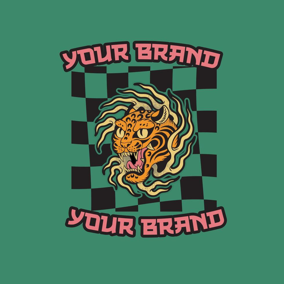 Tiger logo. head tiger illustration. Logo tiger vector