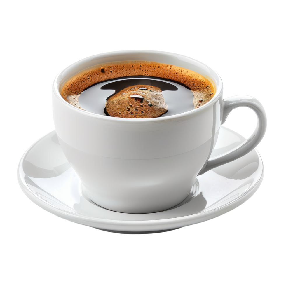 Cup of coffee without background, transparent . png