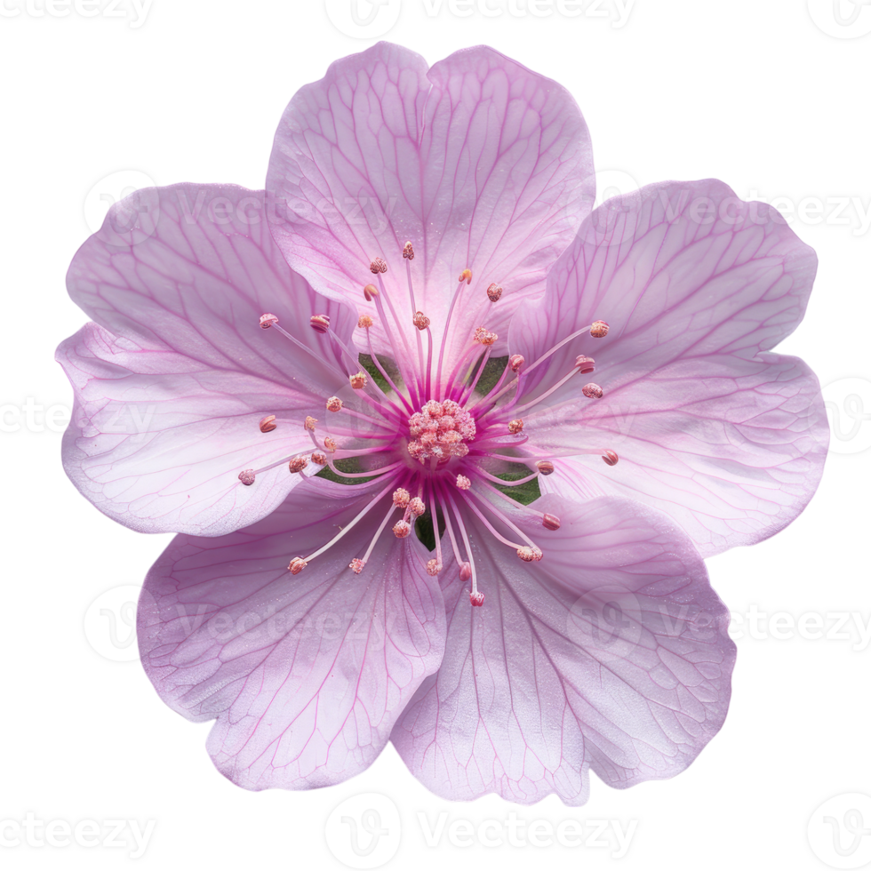 one flower isolated on transparent background, without background . png