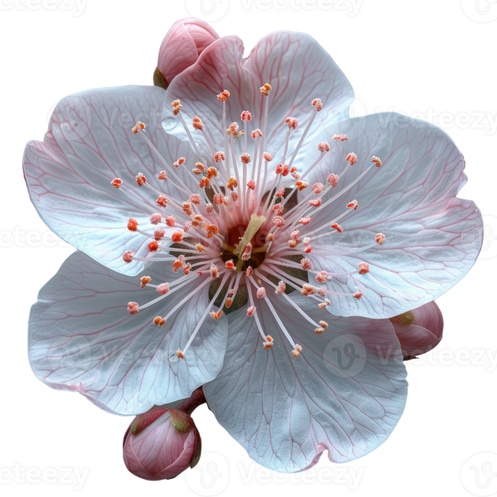 one flower isolated on transparent background, without background . png