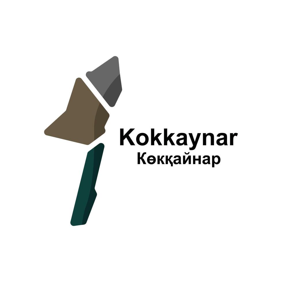 Kokkaynar City Map Illustration Design, World Map International template colorful graphic design template vector