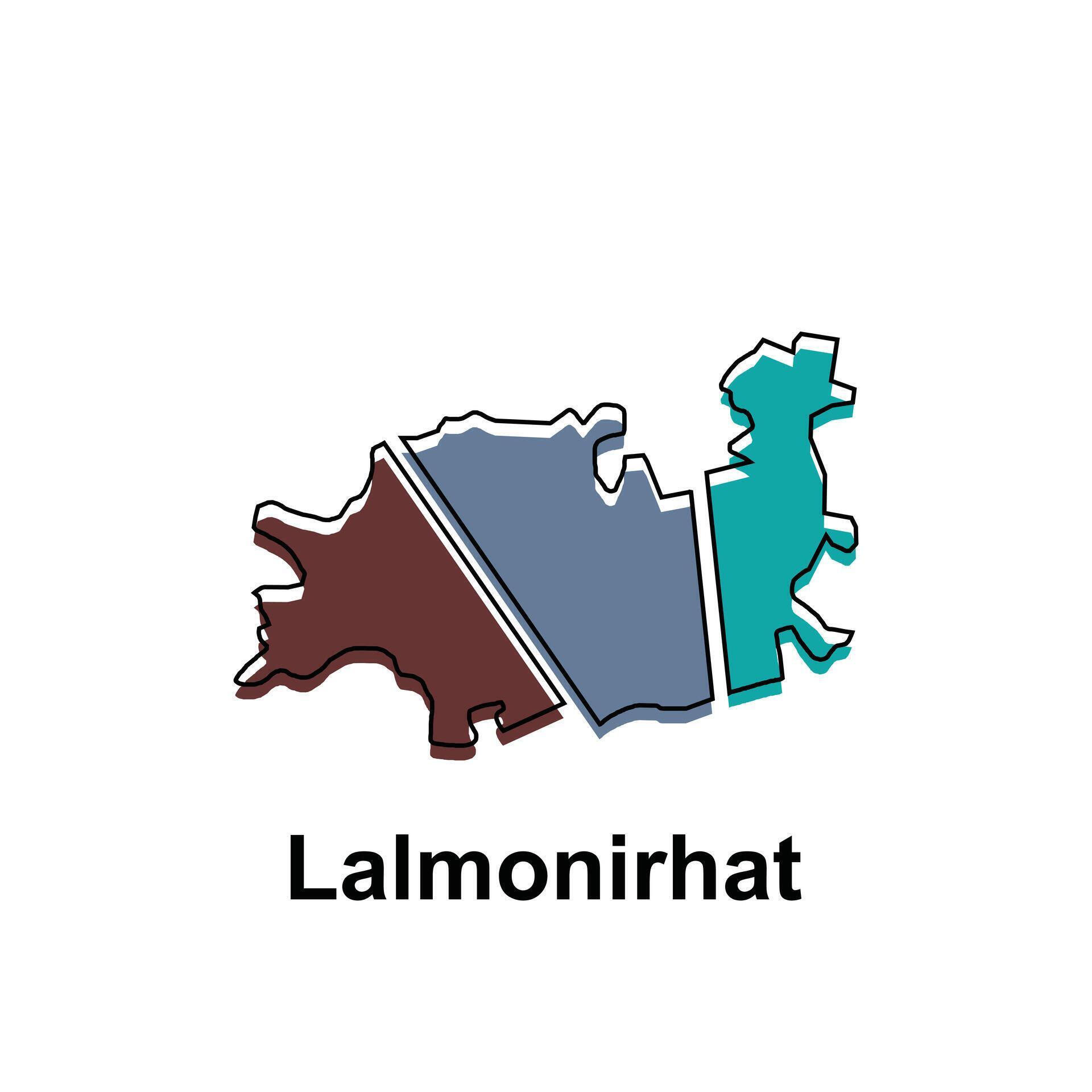 Map City of Lalmonirhat design template World Map International Map City of Lalmonirhat design template World Map International