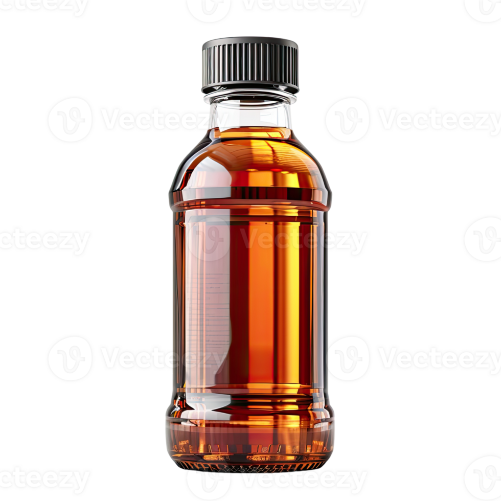 bottle of olive oil isolated on transparent background, without background . png