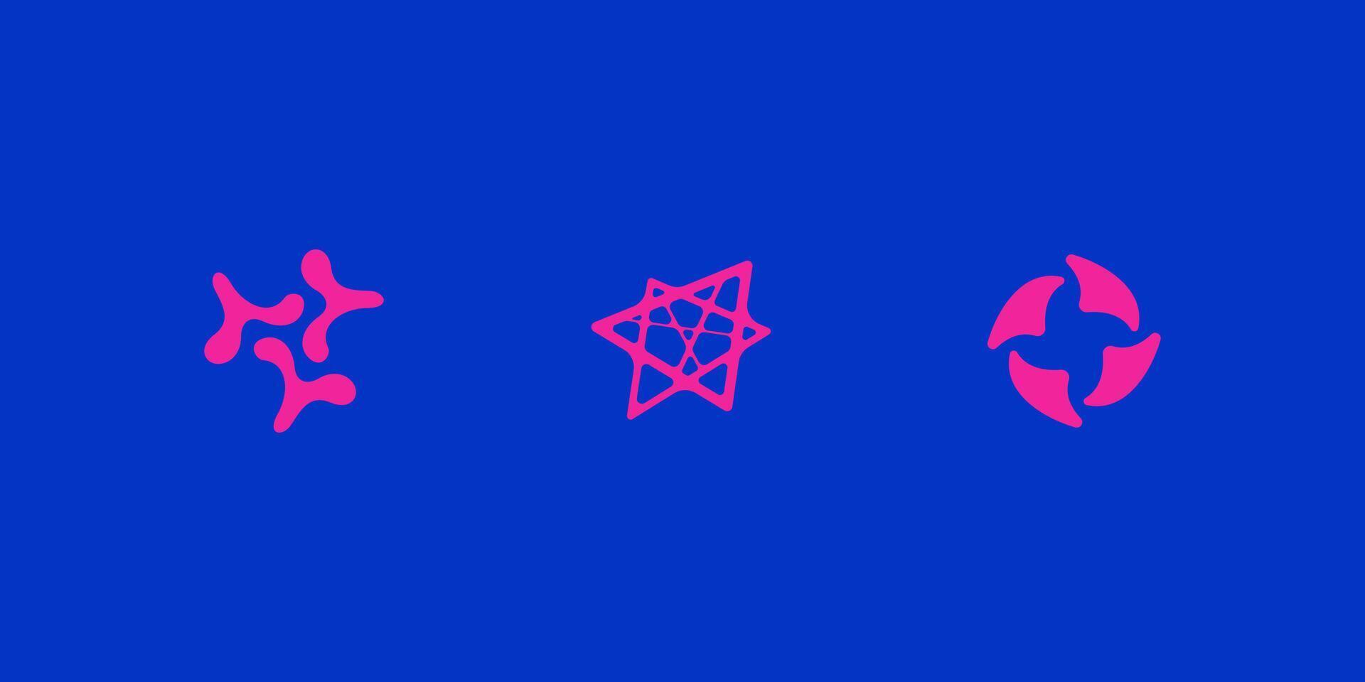 Y2K style elements. vector