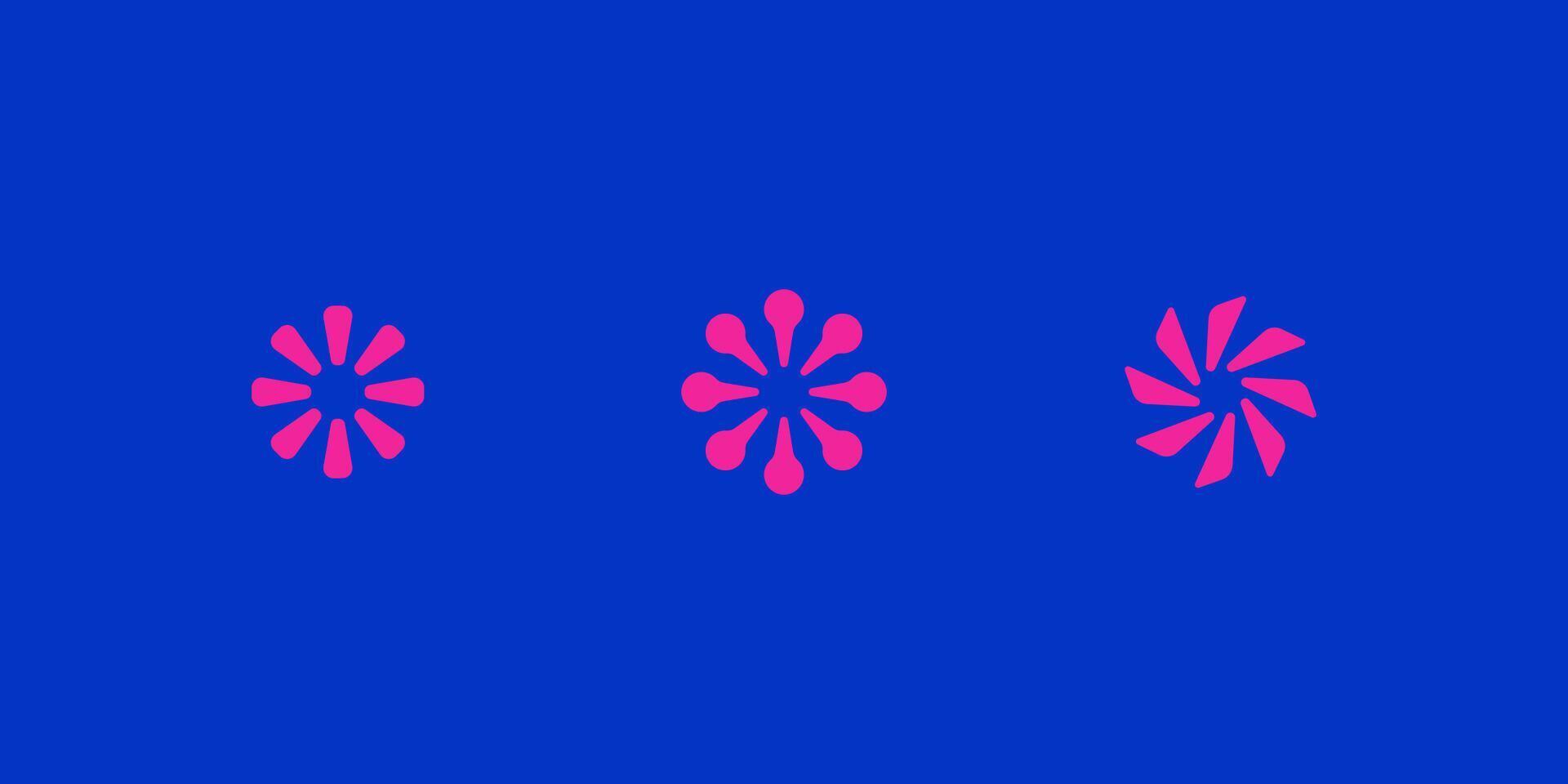 Y2K aesthetics. Y2K radial elements. vector