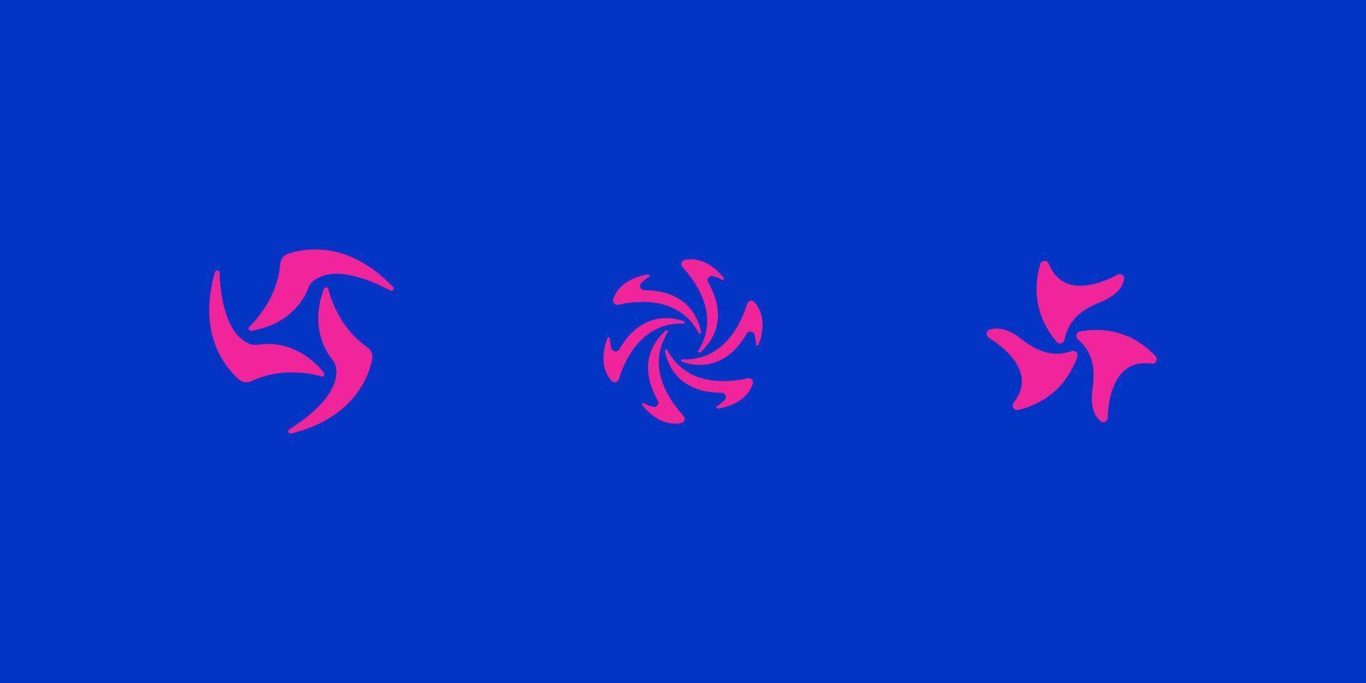 Y2K aesthetics. Y2K spiral elements. vector