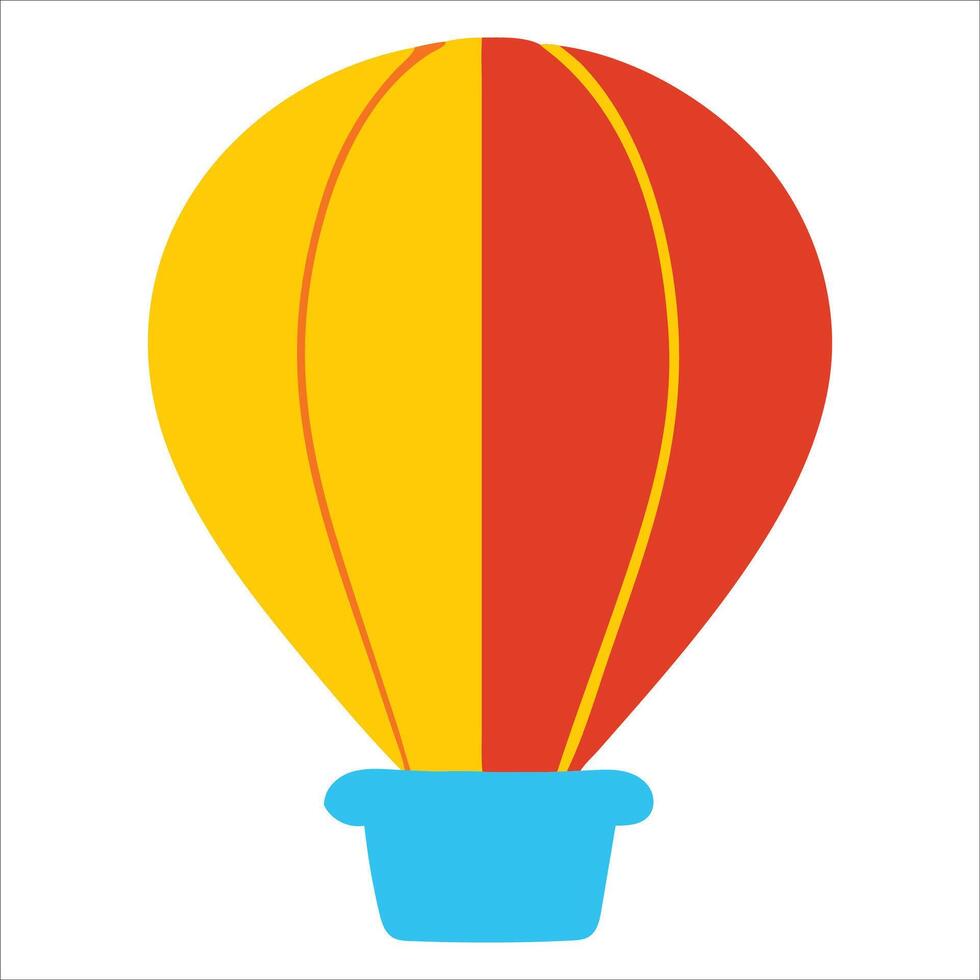 air balloon, colorful and detailed hot air balloon illustrations vector