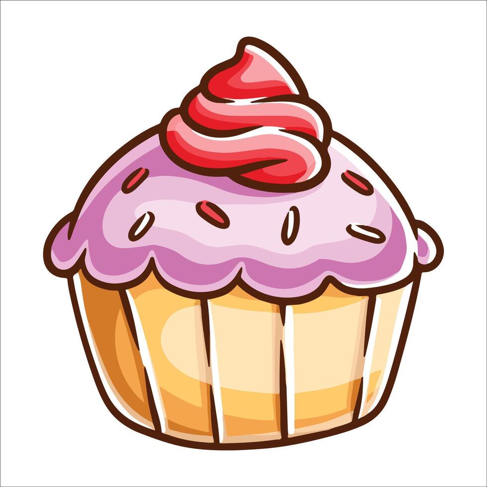 cupcake icon illustration vector