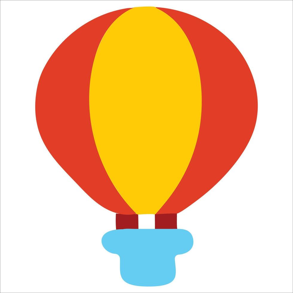 hot air balloon silhouette vector