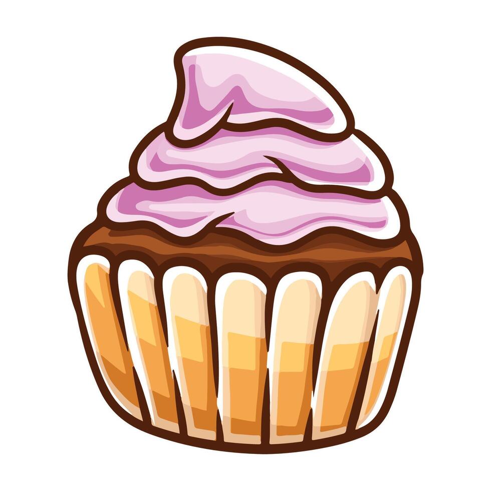 cupcake icon illustration vector