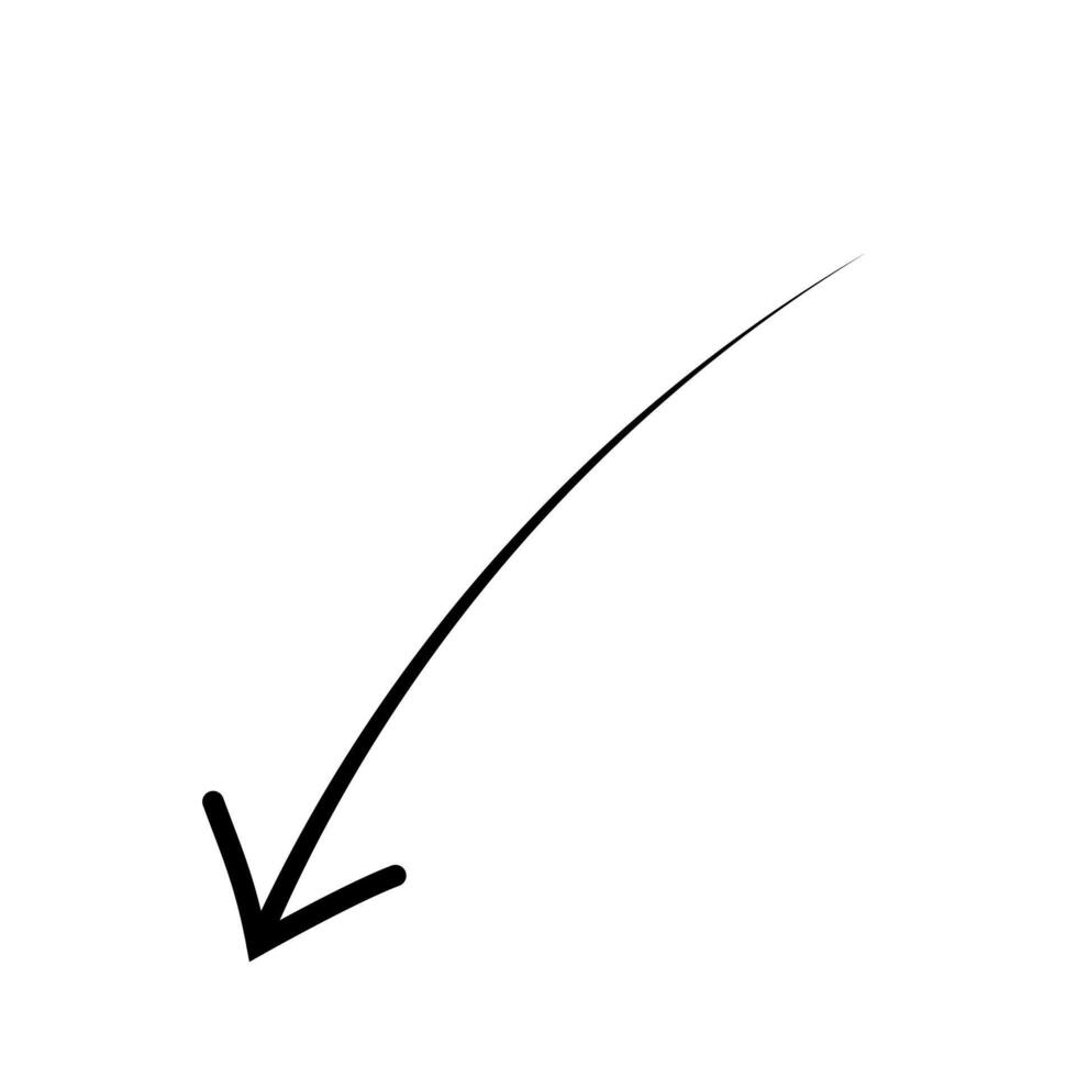 Collection different types of arrows sign. vector