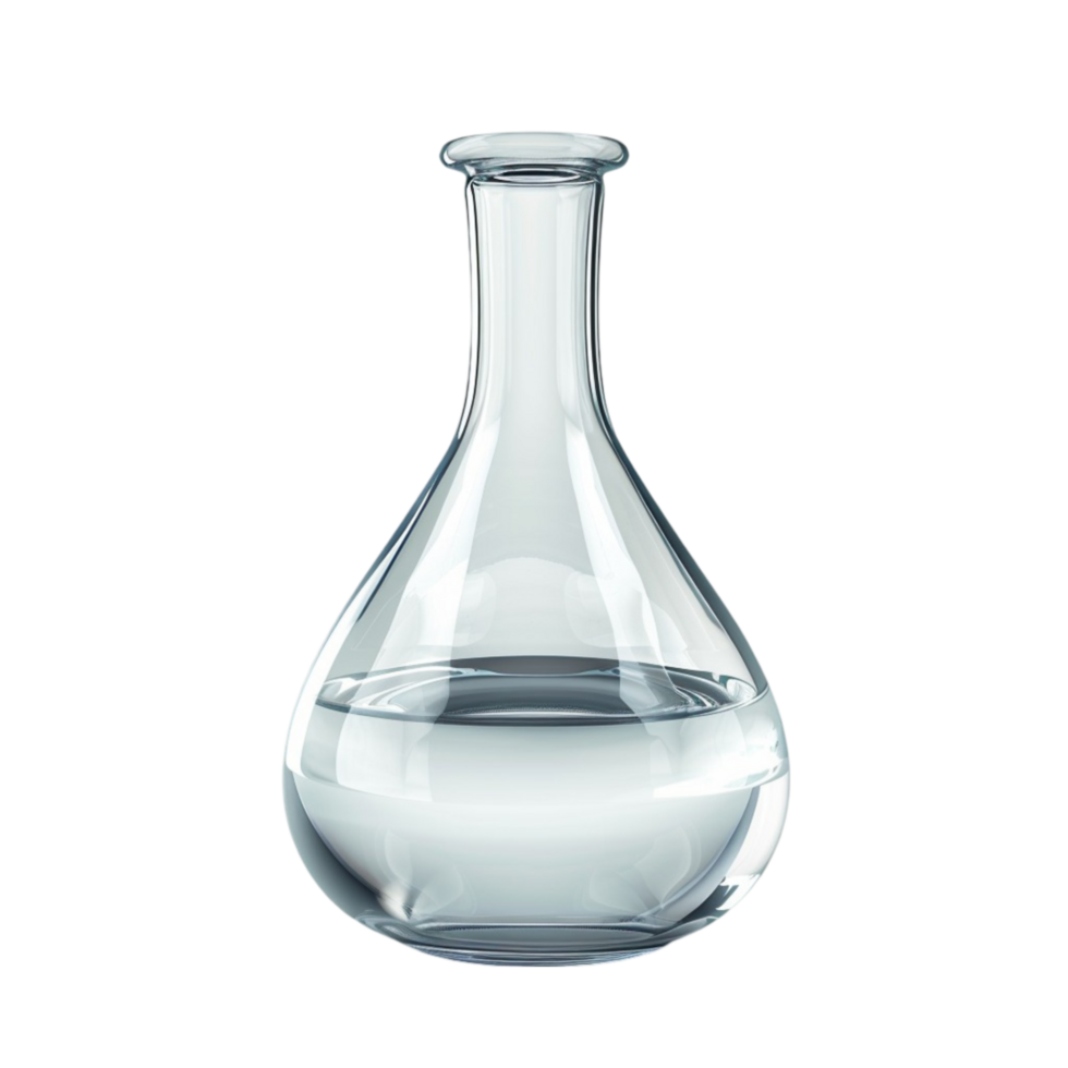 Beaker Glass Laboratory Science on transparent Background Generative-AI png