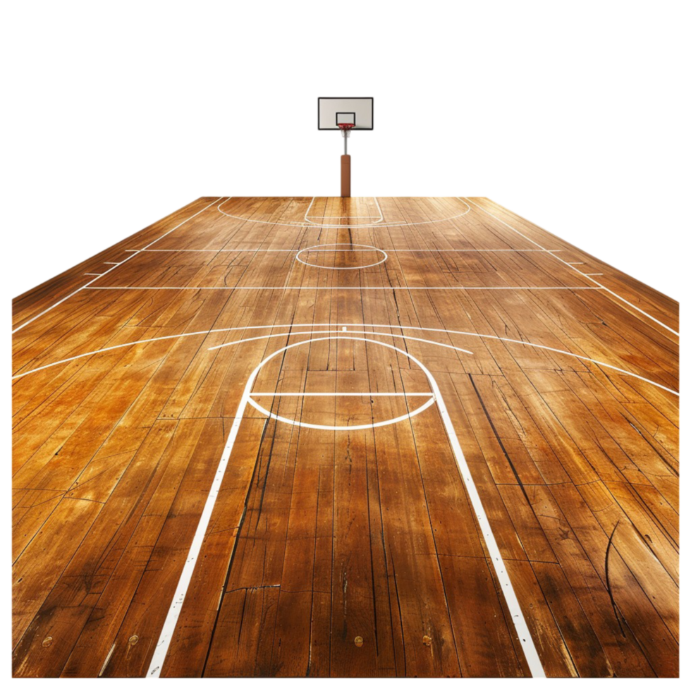 Dunk into Action Basketball on transparent Background Generative-AI png