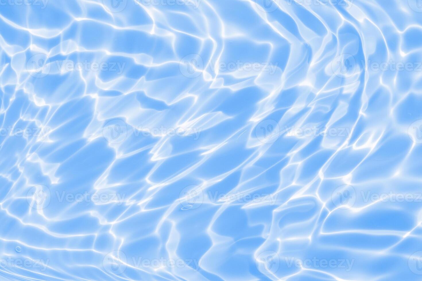 Abstract transparent water shadow surface texture natural ripple on blue background photo