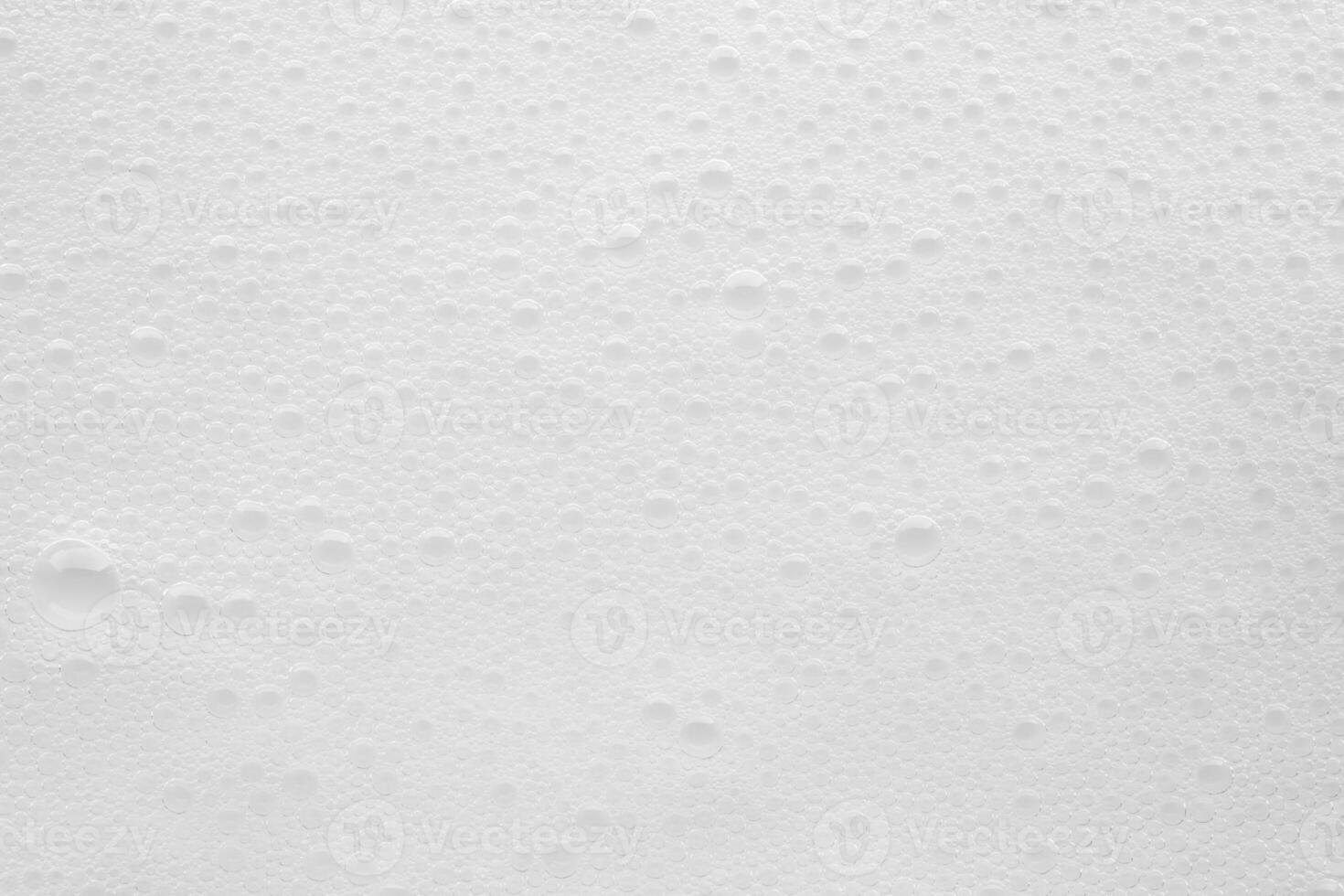 Abstract white soap foam bubbles texture background photo