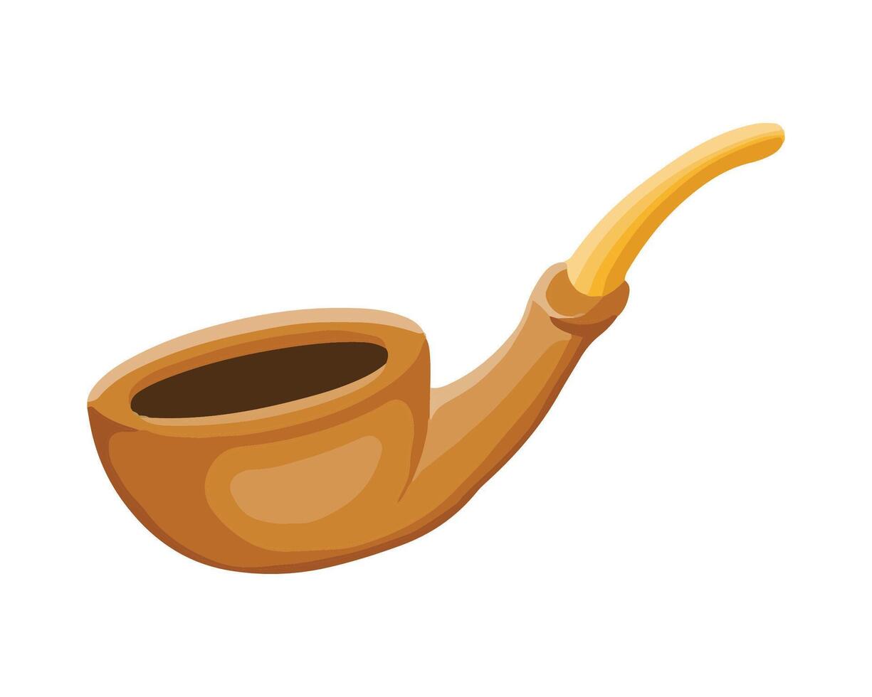 smoking pipe st patrick's day elements illustration vector