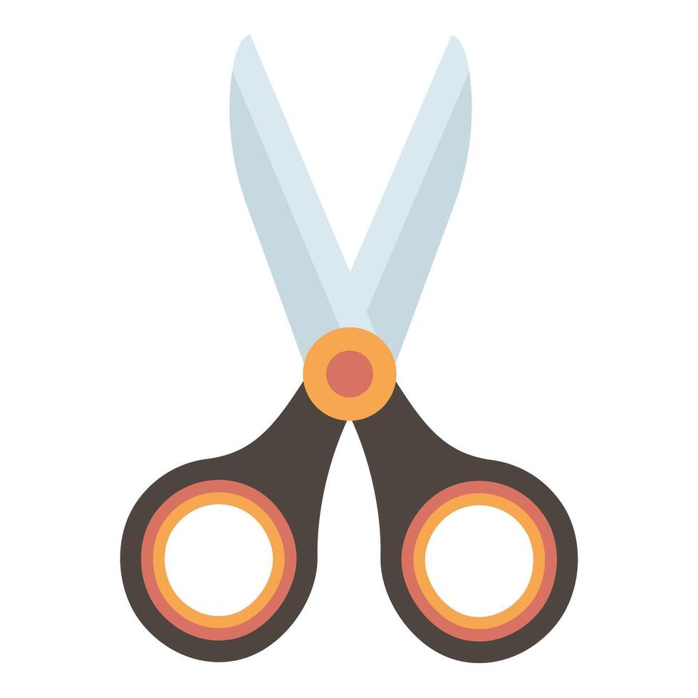 Scissors. illustration on white background vector