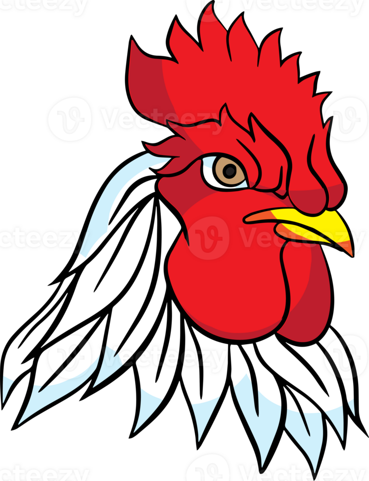 The rooster for Farm or food logo concept. png