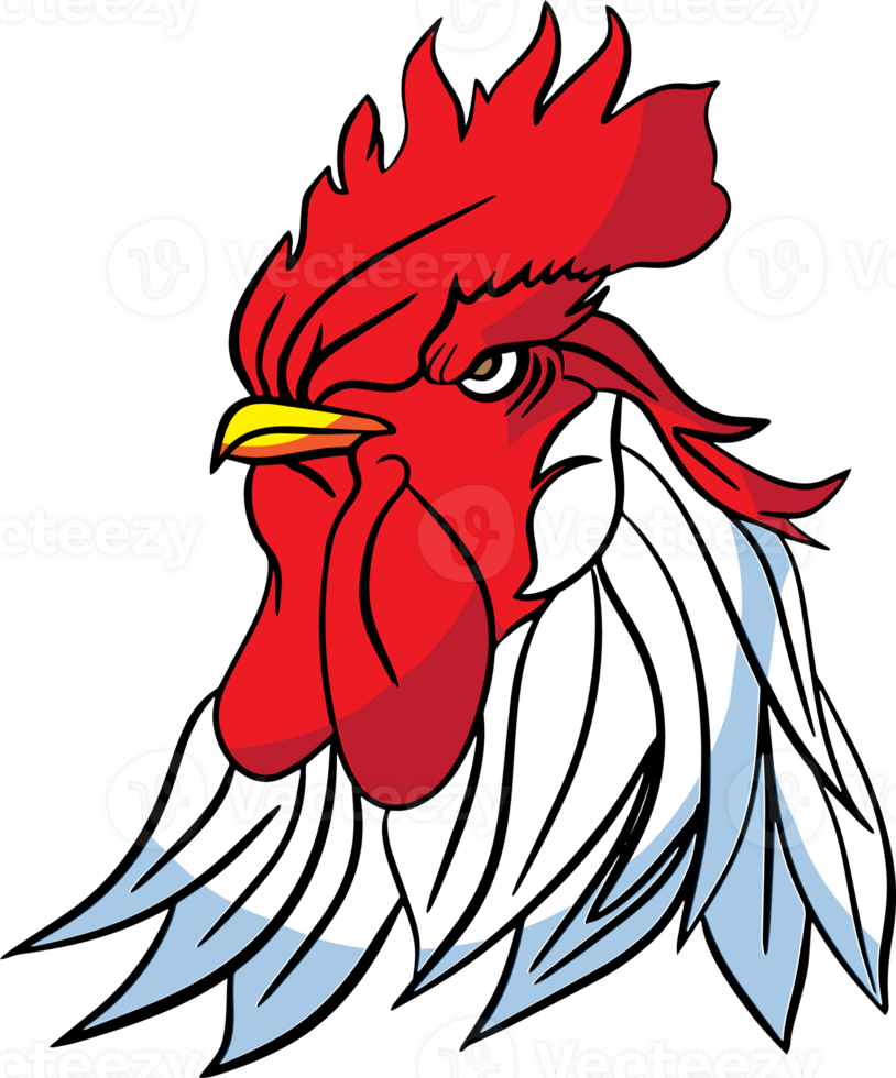 The rooster for Farm or food logo concept. png