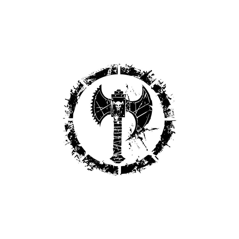 Grunge illustration of a windmill on the background vector