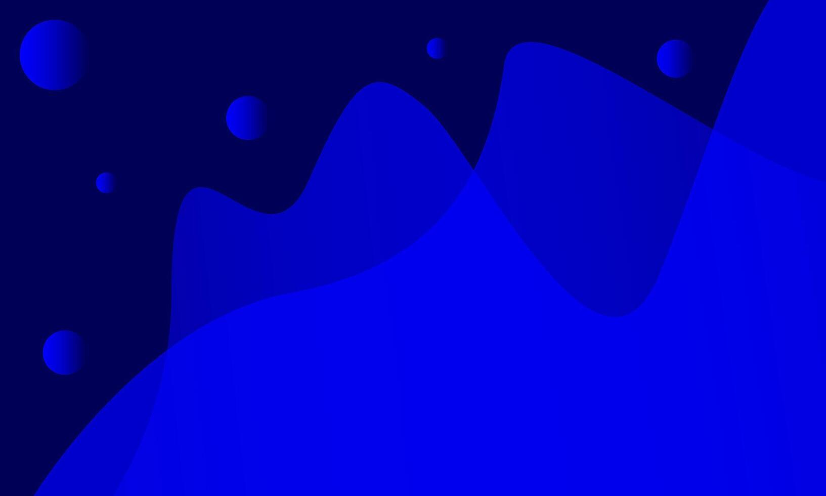 abstract blue background, gradient circle and curved vector