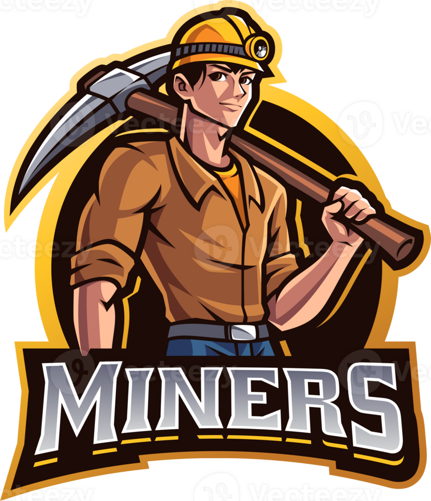 Miners mascot logo png