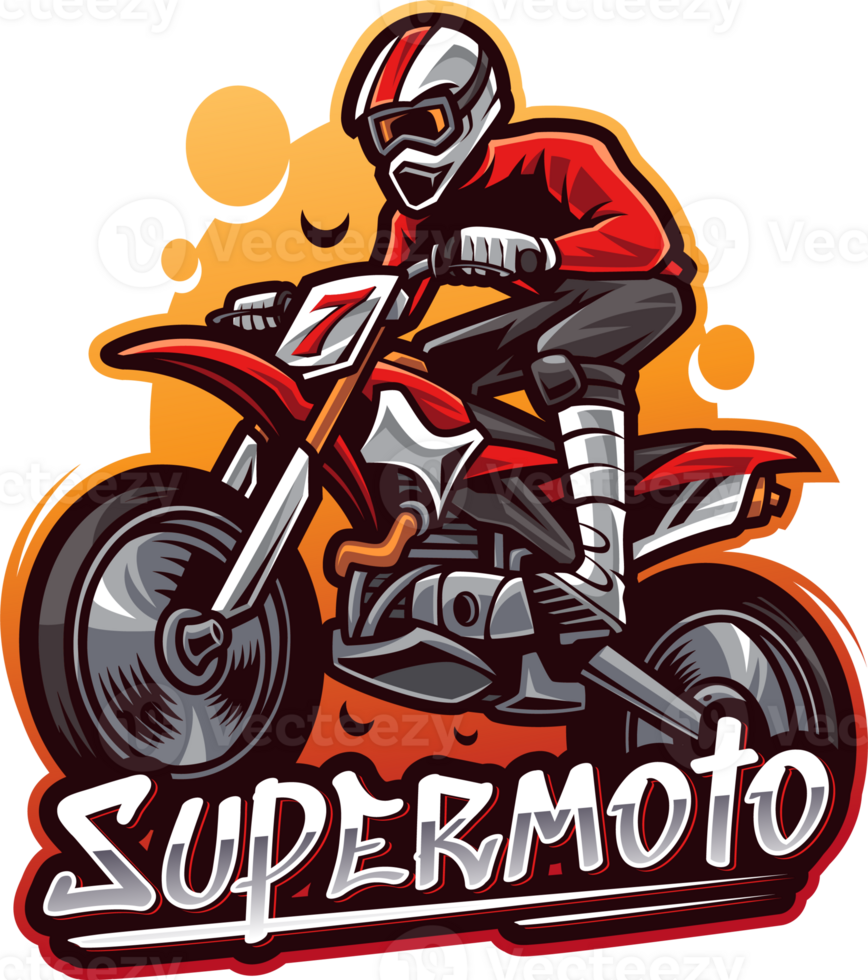 Super moto mascot png
