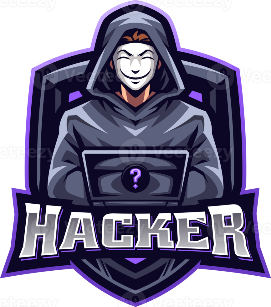 Hacker mascot logo png